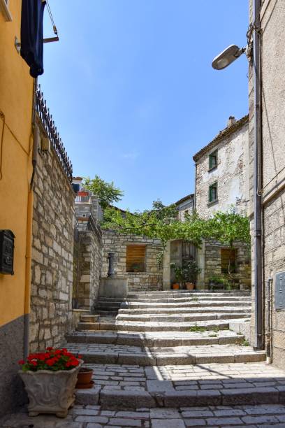 istock Trivento, a small mountain town in Italy. 1444081168