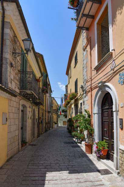 istock Trivento, a small mountain town in Italy. 1444081343
