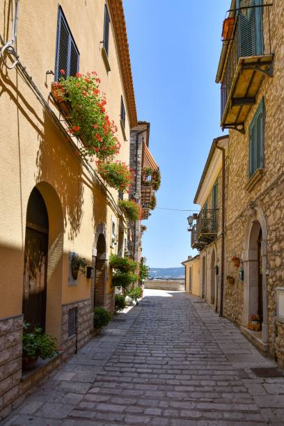 istock Trivento, a small mountain town in Italy. 1444081593