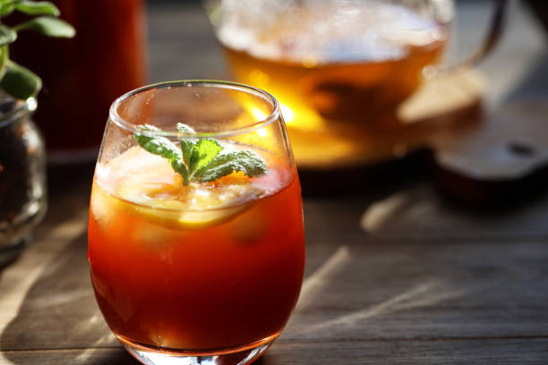 istock Vegetable juice and apple tea blend 1444086627