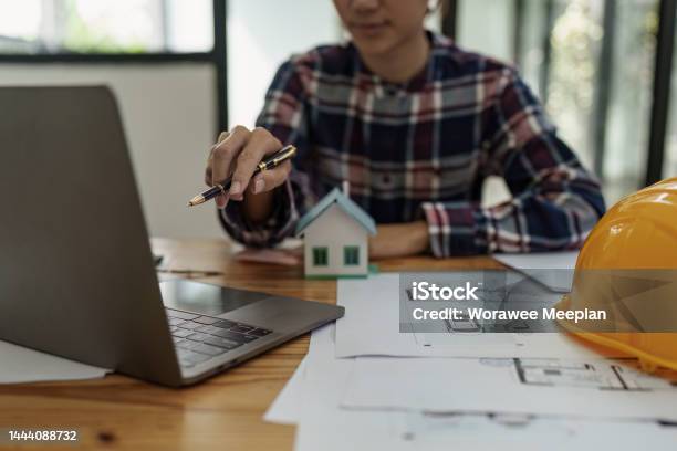 Professional Architect Designer Structural Engineer Working With ...
