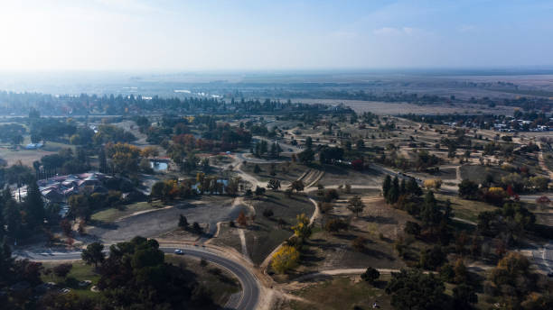 istock Suburban Development at Fresno, California 1444090838