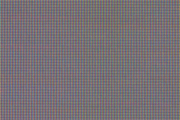 foto macro detallada del monitor lcd. - pixelado fotografías e imágenes de stock