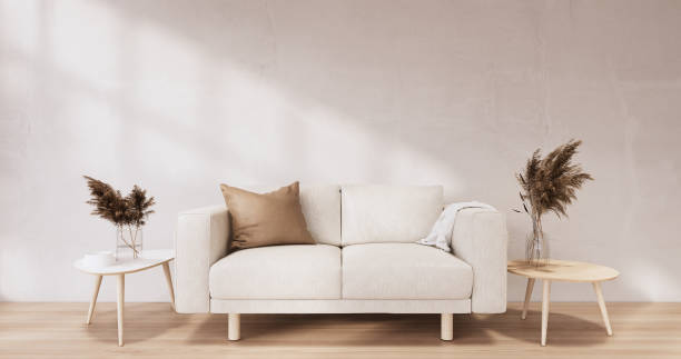 istock Sofa armchair on Living room empty japanese style 1444095265