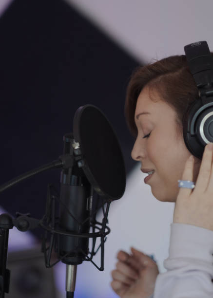 istock Singer/songwriter Criibaby in the studio 1444097777