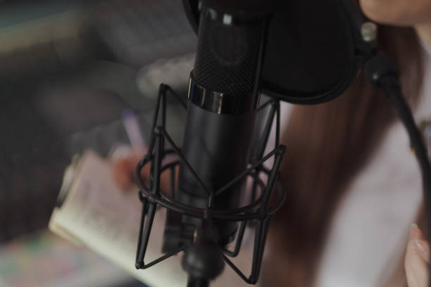 istock Singer/songwriter Criibaby in the studio 1444098057