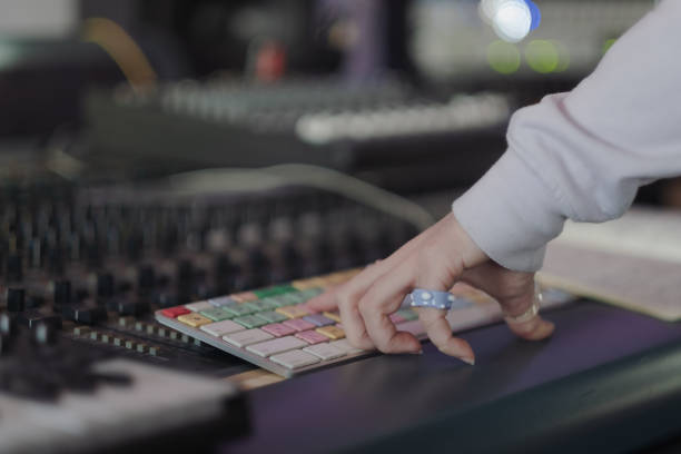 istock Singer/songwriter Criibaby in the studio 1444098131