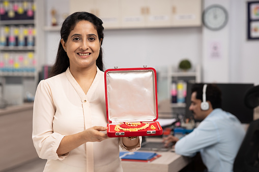 Portrait Of Bank Employee