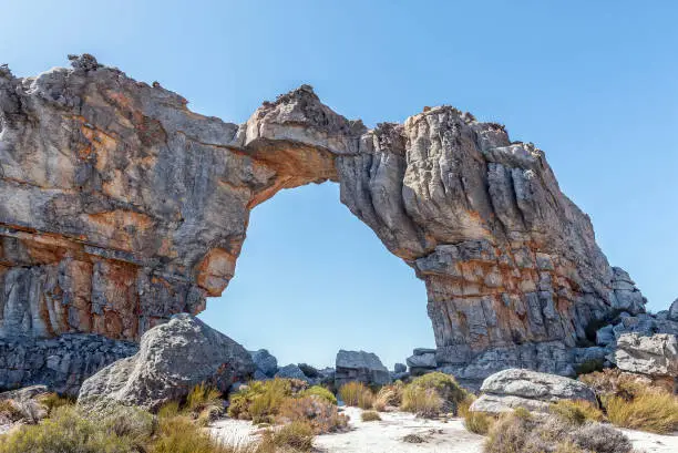 Western view of the main Wolfberg Arch near Sanddrif in the Western Cape Cederberg