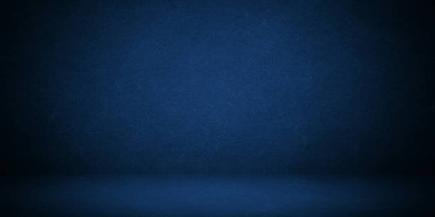 istock Blue grunge background, abstract wall studio room, can be used to present your product 1444108113