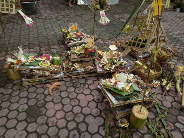 istock Hindu religious ceremony in Bali 1444108311