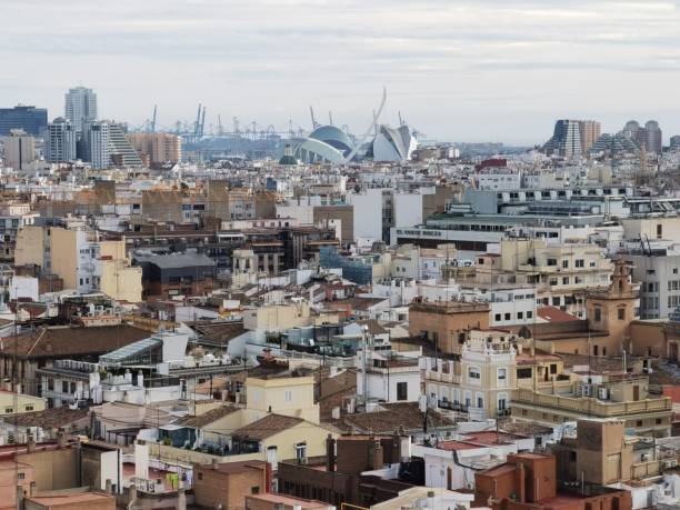 istock The panorama view of Valencia, Spain 1444113203