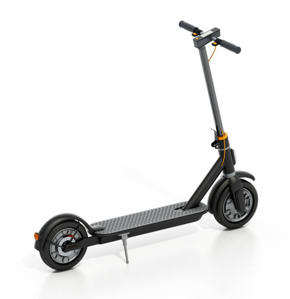 istock Electric scooter isolated on white 1444115698