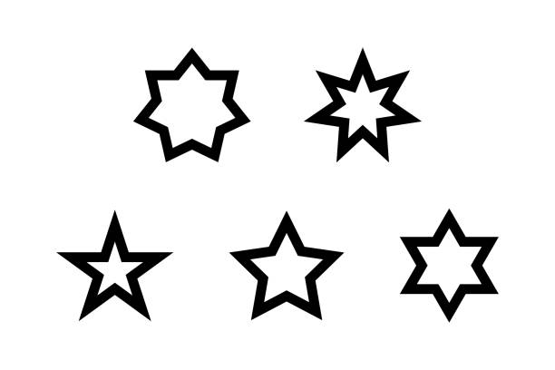 별. 별 아이콘입니다. 별 벡터 아이콘입니다. 검은 별. 현대적인 디자인의 스타. 벡터 그림 - 5158 stock illustrations