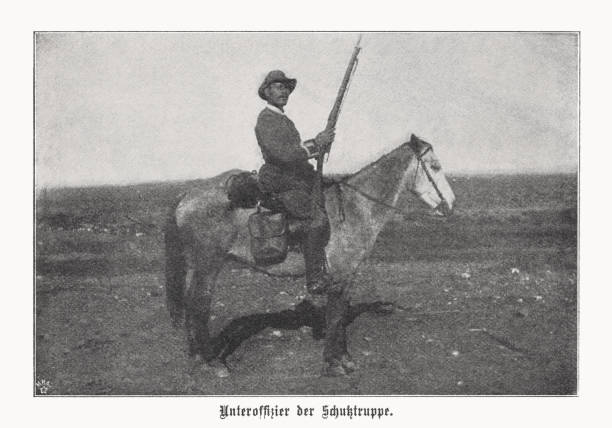 istock German non-commissioned officer of the protection force in Namibia, 1899 1444121547