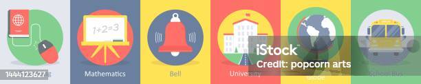 Mathematics Elearning Designs Elearning Mathematics Stock Illustration - Download Image Now - Bell ...
