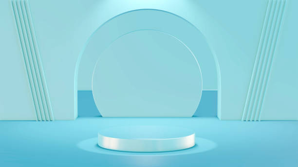 istock Product presentation scene with podium stand 1444125511
