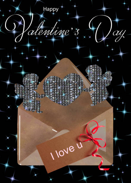 istock 3d illustration of a postcard for valentine's day, can also be used as a banner or flyer 1444131480