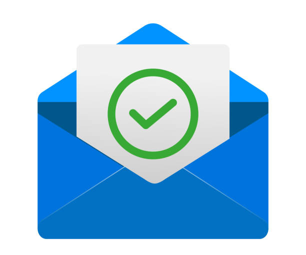 Envelope with confirmation and validation message. Vector illustration in HD very easy to make edits. election fraud stock illustrations