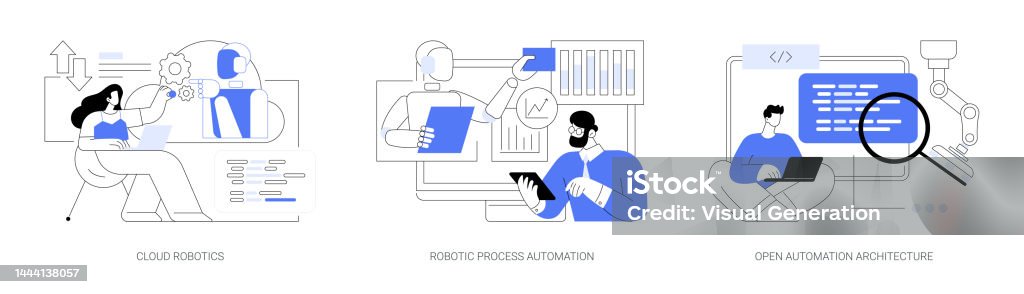 Computer Science Abstract Concept Vector Illustrations Stock ...