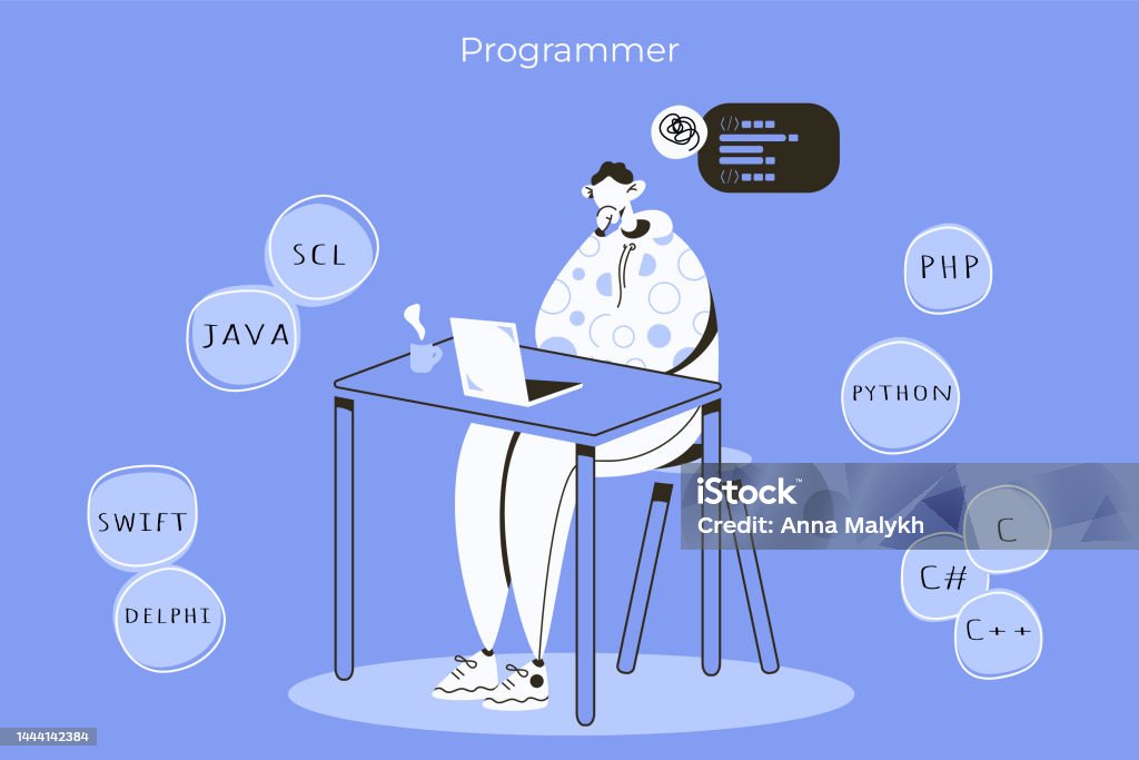 Programmer Sest Concentré Sur Le Travail Sur Le Projet Développement De ...