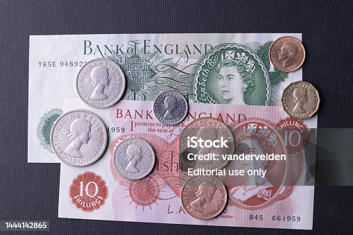 Set of obsolete British currency - pre-1971