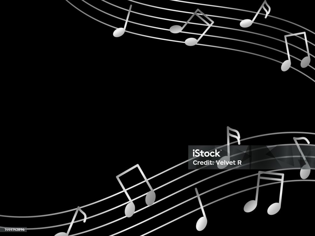 Sheet Music Background Stock Illustration - Download Image Now