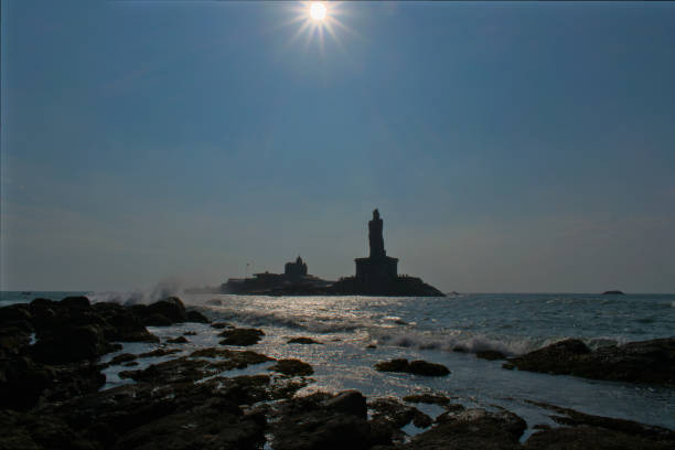 istock Thiruvalluvar statue and Vivekananda rock 1444146371