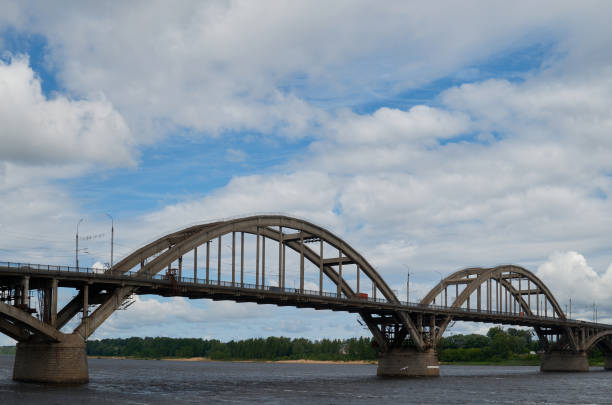 istock City bridge across the river with metal arches 1444147220