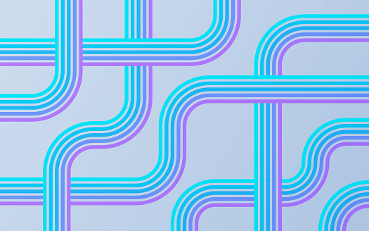 Overlap lines abstract background pattern design.