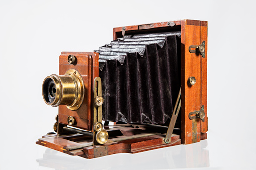 Antique film camera.