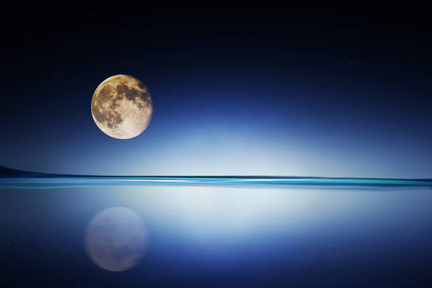 Scenic View Of The Moon At Night