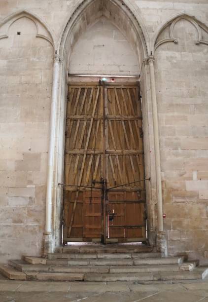istock Entrance in church 1444162494