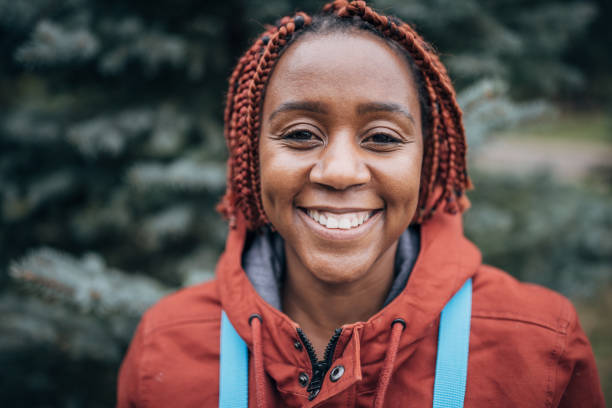 istock Cute black woman 1444165477
