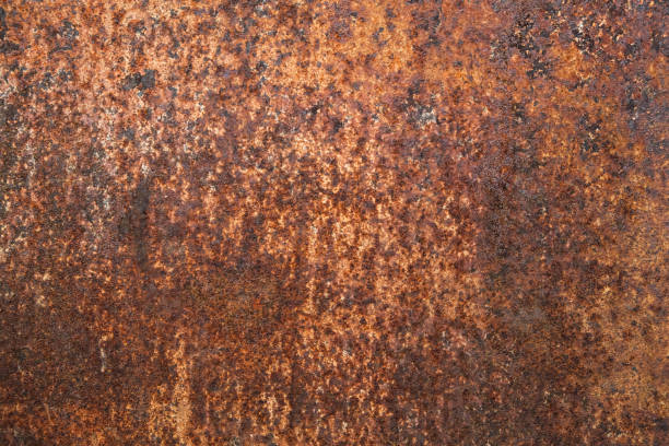 istock Dark light red rusty metal plate. Grunge texture. Rusty metal background. Rusty texture. Rust. 1444176079