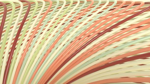 istock 3D Geometric Abstract Twist Background 1444177602