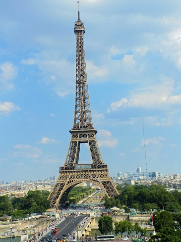 The Eiffel Tower in the Paris