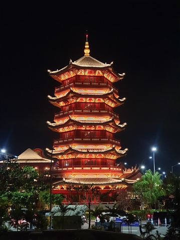 Chinese Temple in China Town Pantai Indah Kapuk Jakarta