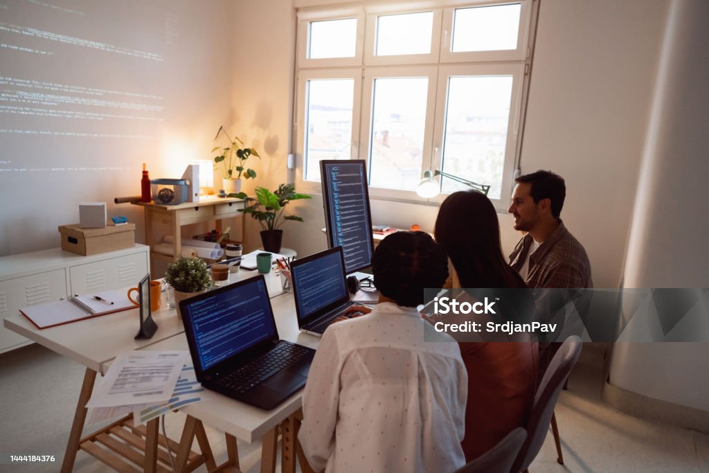 Programmer Class Coding Class Stock Photo - Download Image Now - Computer Programmer ...