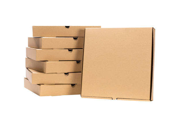 istock front view of stack brown pizza box isolated on white background with clipping path 1444193609