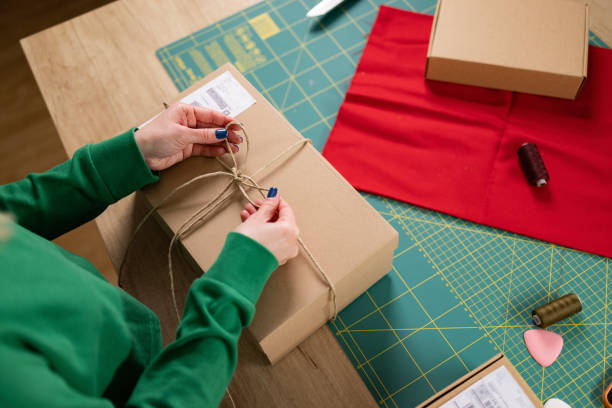 istock Managing the packages before shipping them to the clients 1444194397