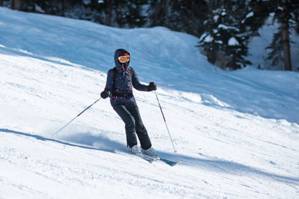istock Amateur skier on the slope 1444196964