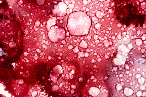 istock High-quality modern abstract painting rendered with alcohol ink and colorful abstract modern art painting background. 1444204889