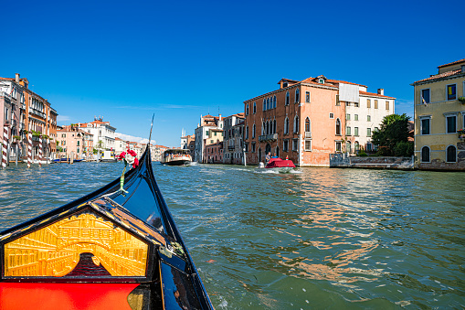 Venice Grand canal shot from gondola