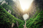 Heaven Gate cave of tianmen mountain, China