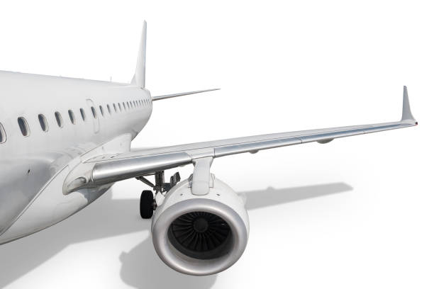 istock Passenger airliner isolated on white background 1444225988