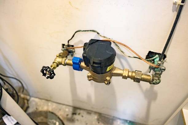 istock New Wireless Water Meter Installed in Residential Home Basement 1444226690