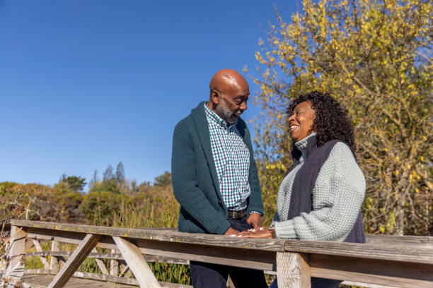 istock Couple in a Gorgeous Park 1444231962