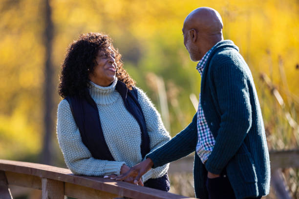 istock Couple in a Gorgeous Park 1444231969