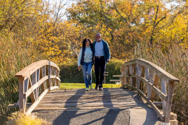 istock Couple in a Gorgeous Park 1444231982